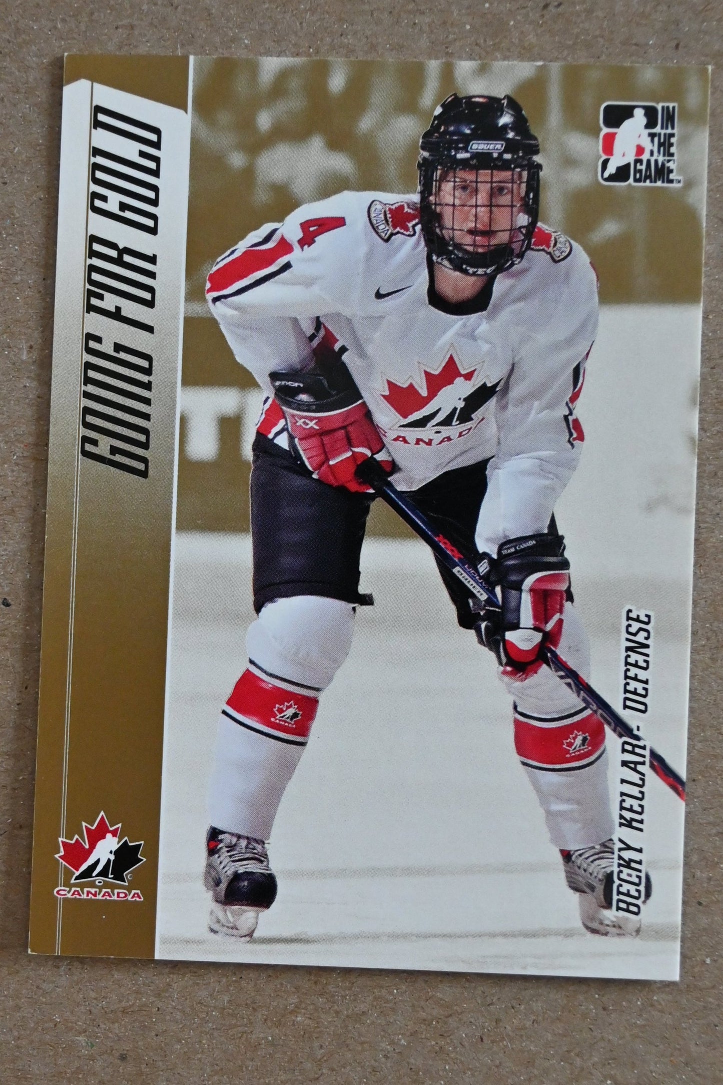 2006-07 In The Game Going For Gold Canadian Women's National Team #4 Becky Kellar