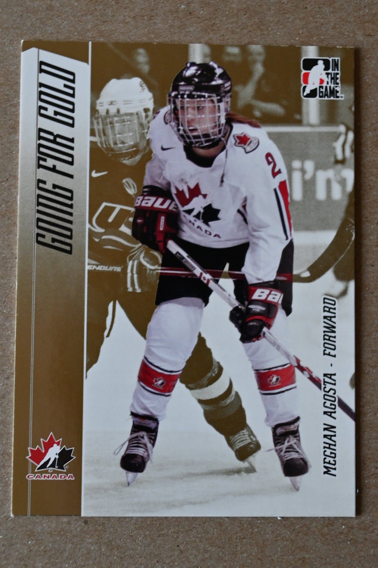2006-07 In The Game Going For Gold Canadian Women's National Team #9 Meghan Agosta
