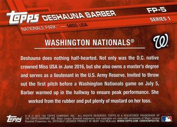 2017 Topps - First Pitch #FP-5 Deshauna Barber