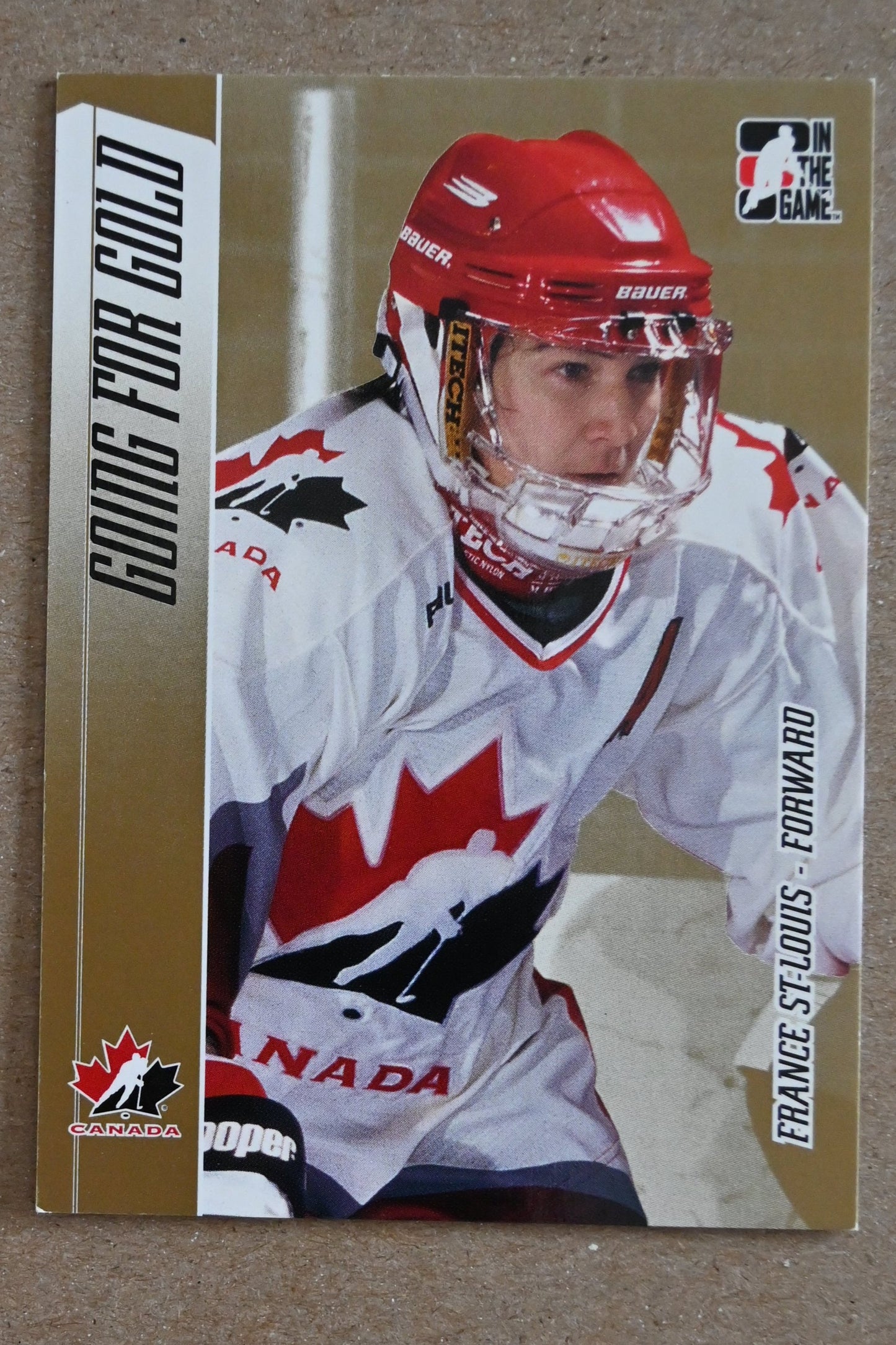 2006-07 In The Game Going For Gold Canadian Women's National Team #23 France St-Louis