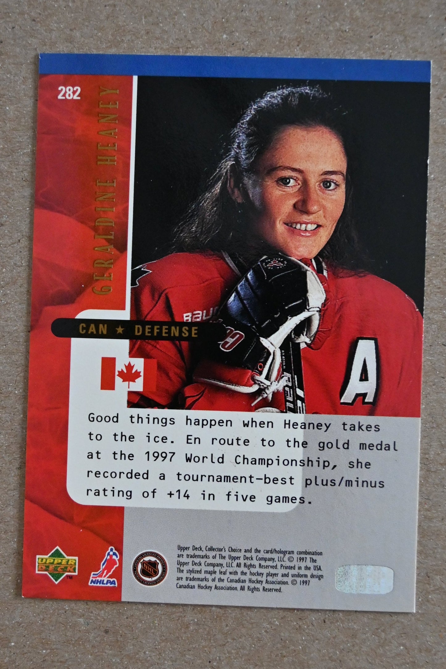 1997-98 Collector's Choice #282 Geraldine Heaney