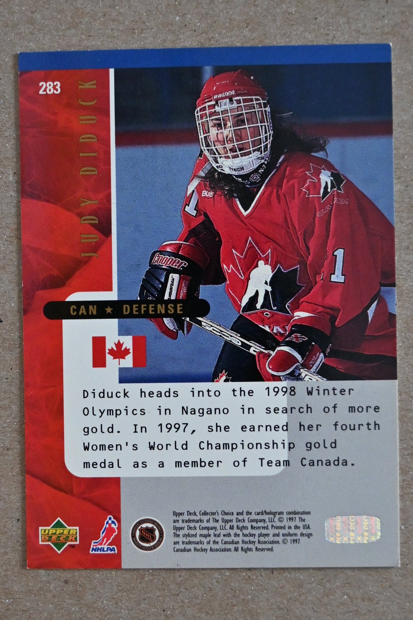 1997-98 Collector's Choice #283 Judy Diduck