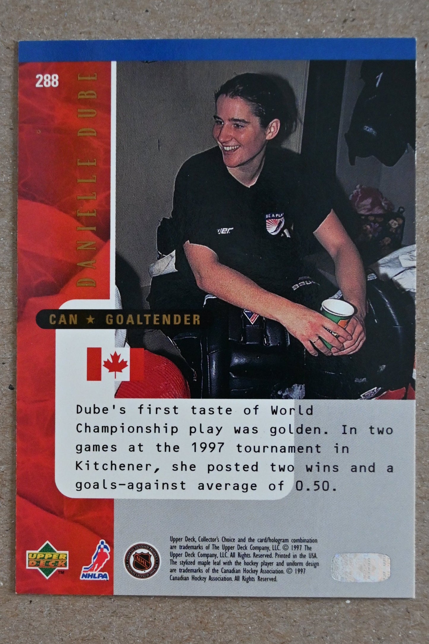 1997-98 Collector's Choice #288 Danielle Dube
