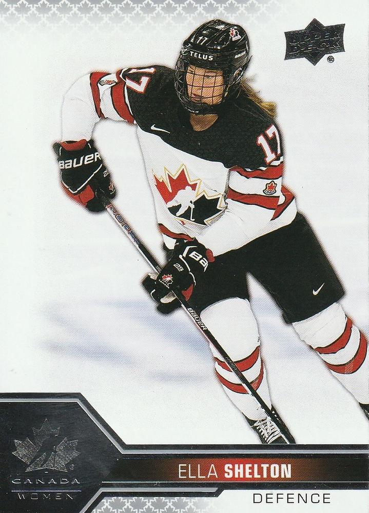 2022-23 Upper Deck Team Canada Juniors #49 Ella Shelton