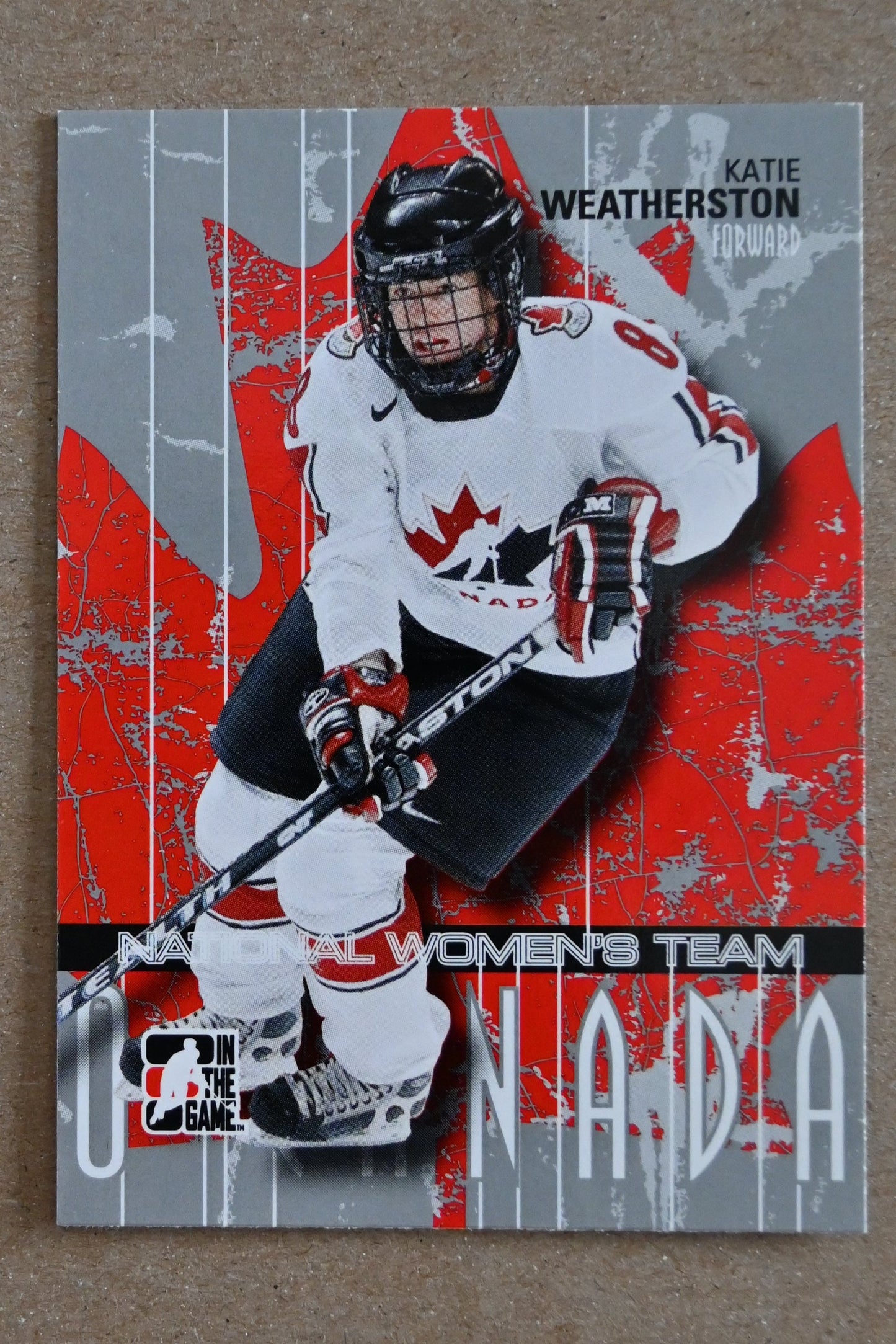 2007-08 In The Game O Canada #35 Katie Weatherston