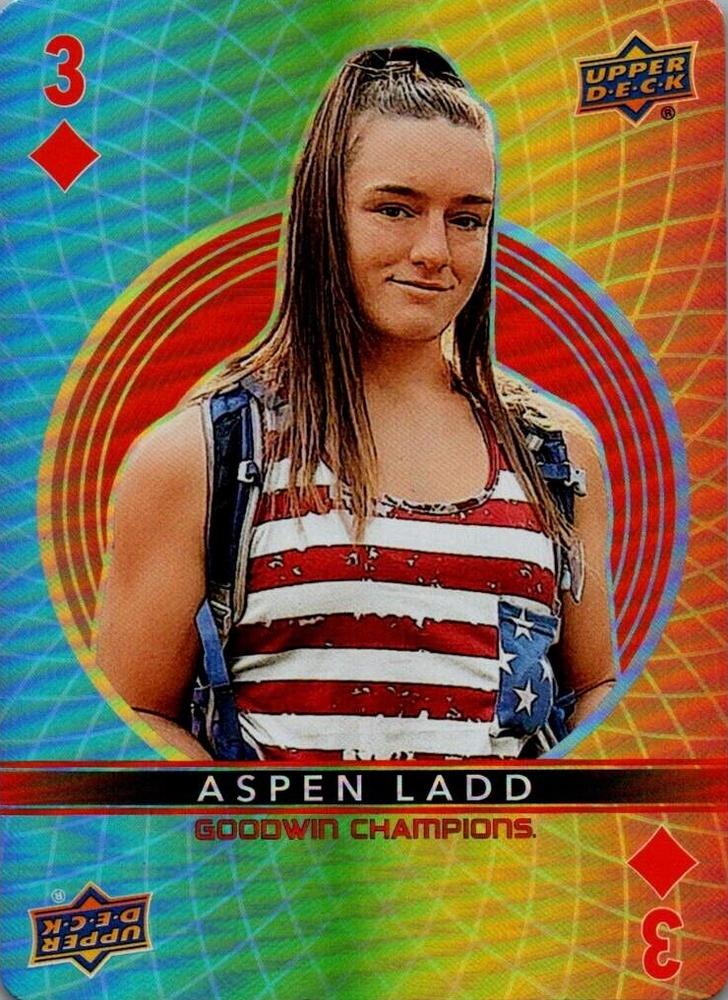 2022 Upper Deck Goodwin Champions - Playing Cards #3♦ Aspen Ladd