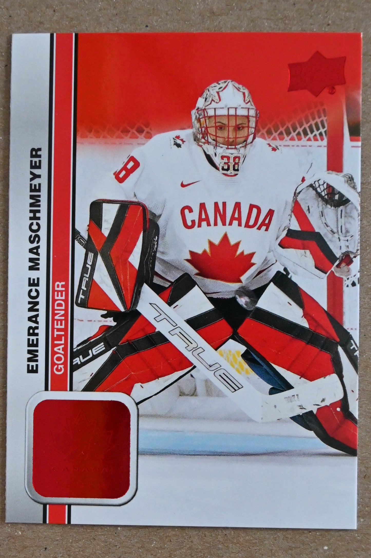 2023 Upper Deck Team Canada Juniors - Red Foil #41 Emerance Maschmeyer