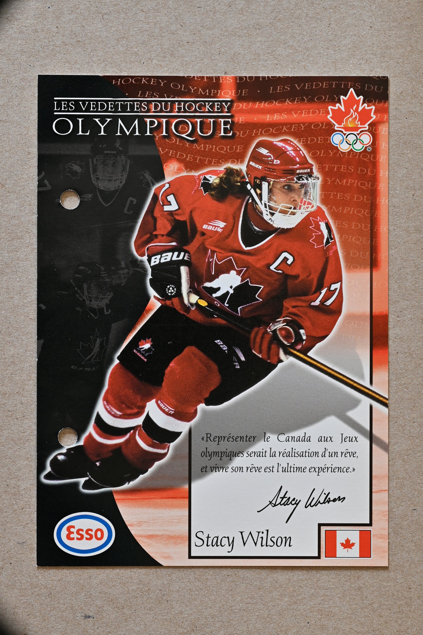 1997 Esso Olympic Hockey Heroes French - Womens Team Canada