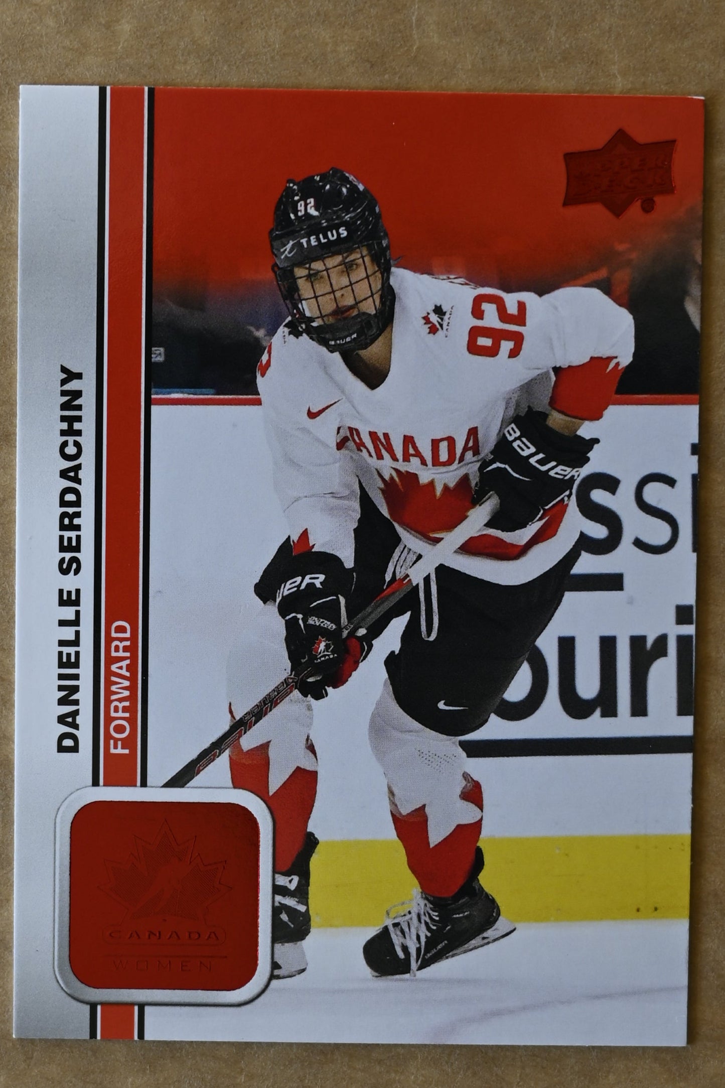 2023 Upper Deck Team Canada Juniors - Red Foil #63 Danielle Serdachny
