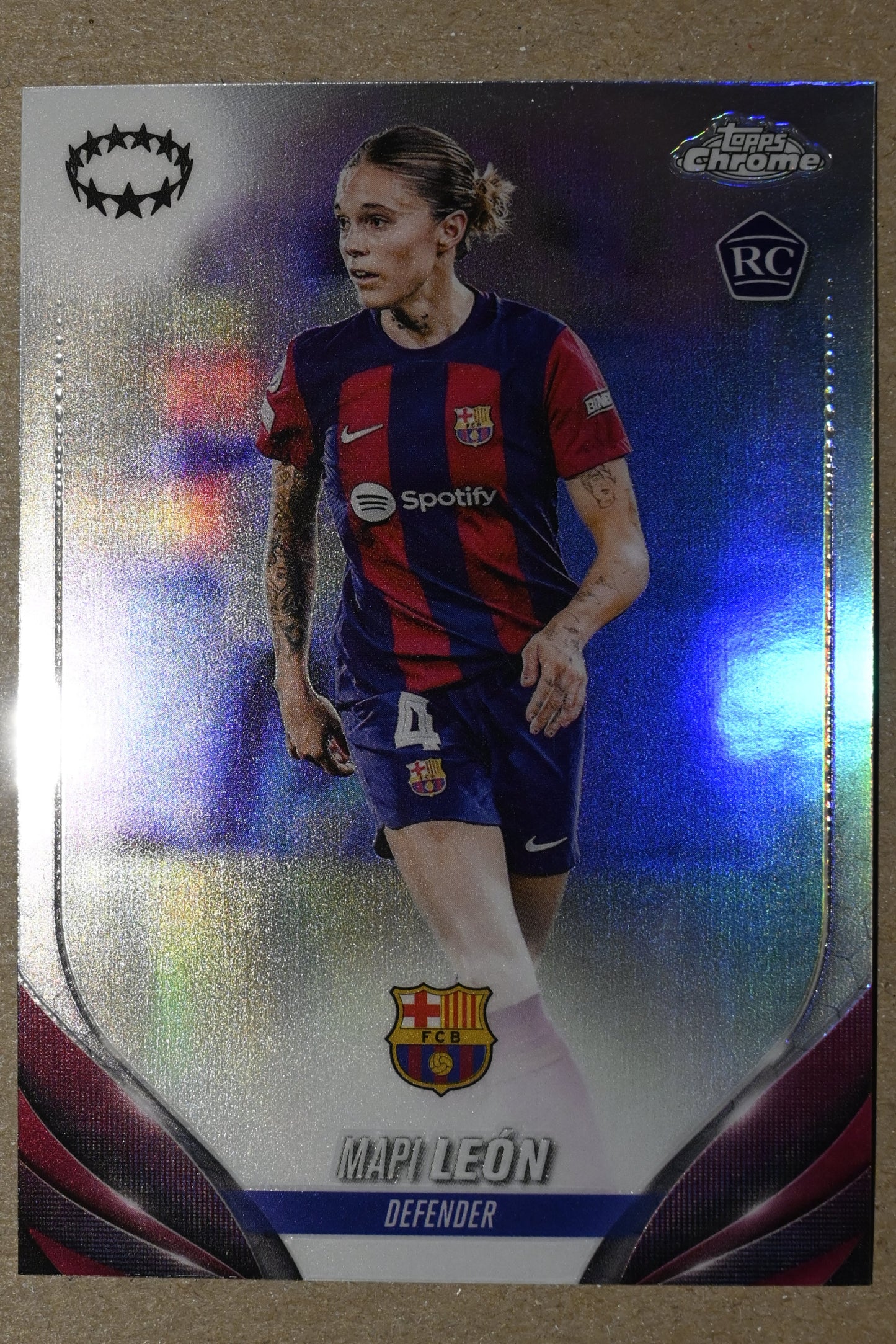 2023-24 Topps Chrome UEFA Women's Champions League #4 Mapi León