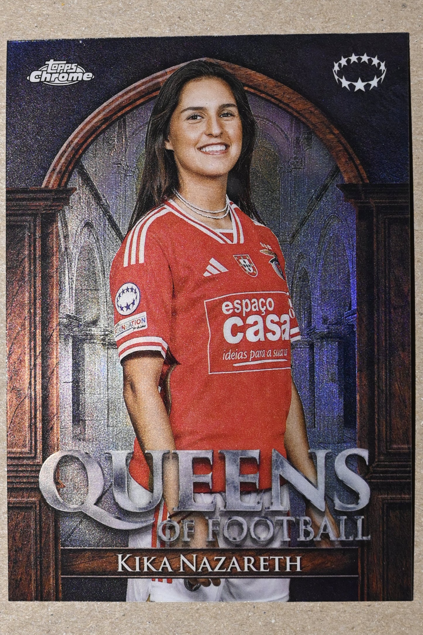 2023-24 Topps Chrome UEFA Women's Champions League - Queens of Football #QF-11 Kika Nazareth