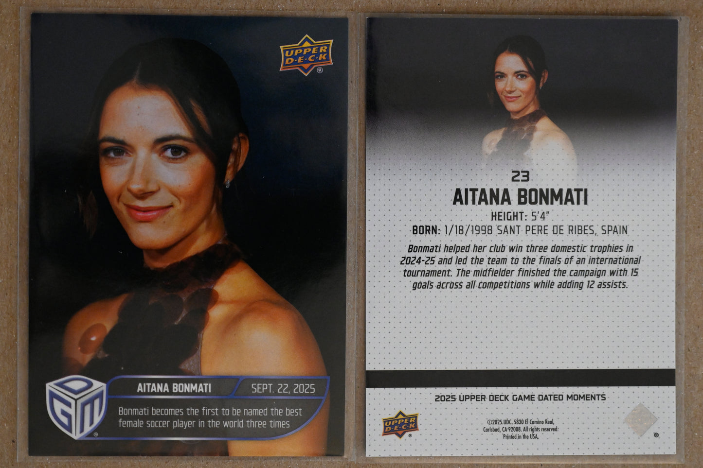 2025 Upper Deck Game Dated Moments #23 Aitana Bonmati