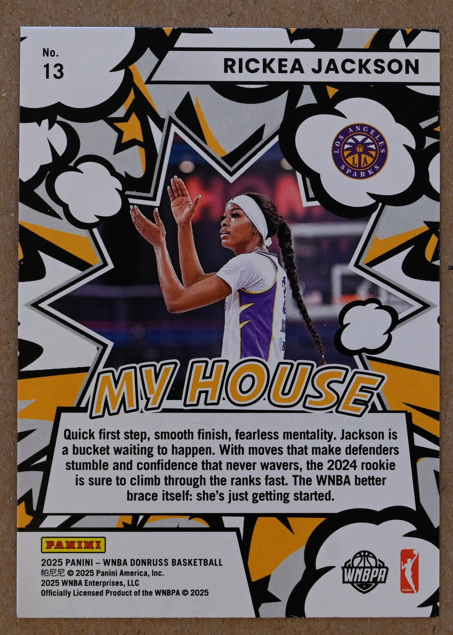 2025 Donruss WNBA- My House #13 Rickea Jackson