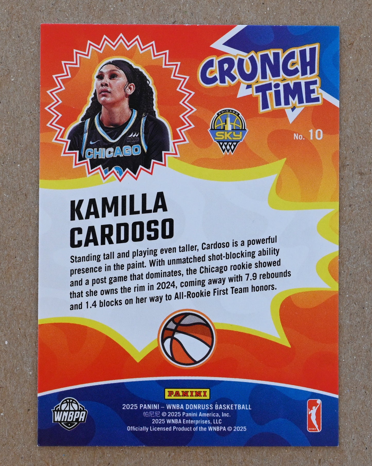2025 Donruss WNBA - Crunch Time #10 Kamilla Cardoso