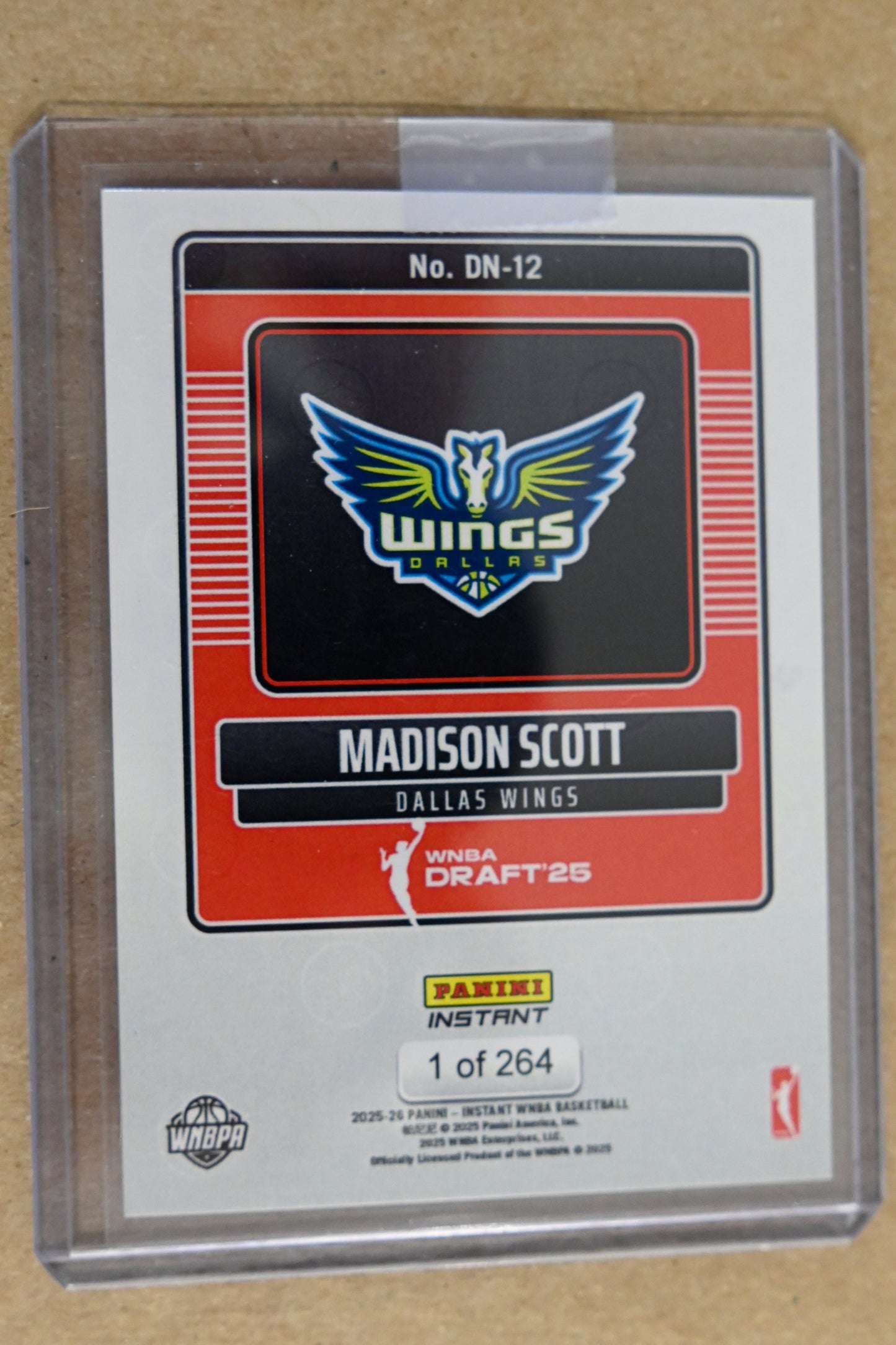 2025 Panini Instant Draft Night #DN-12 Madison Scott