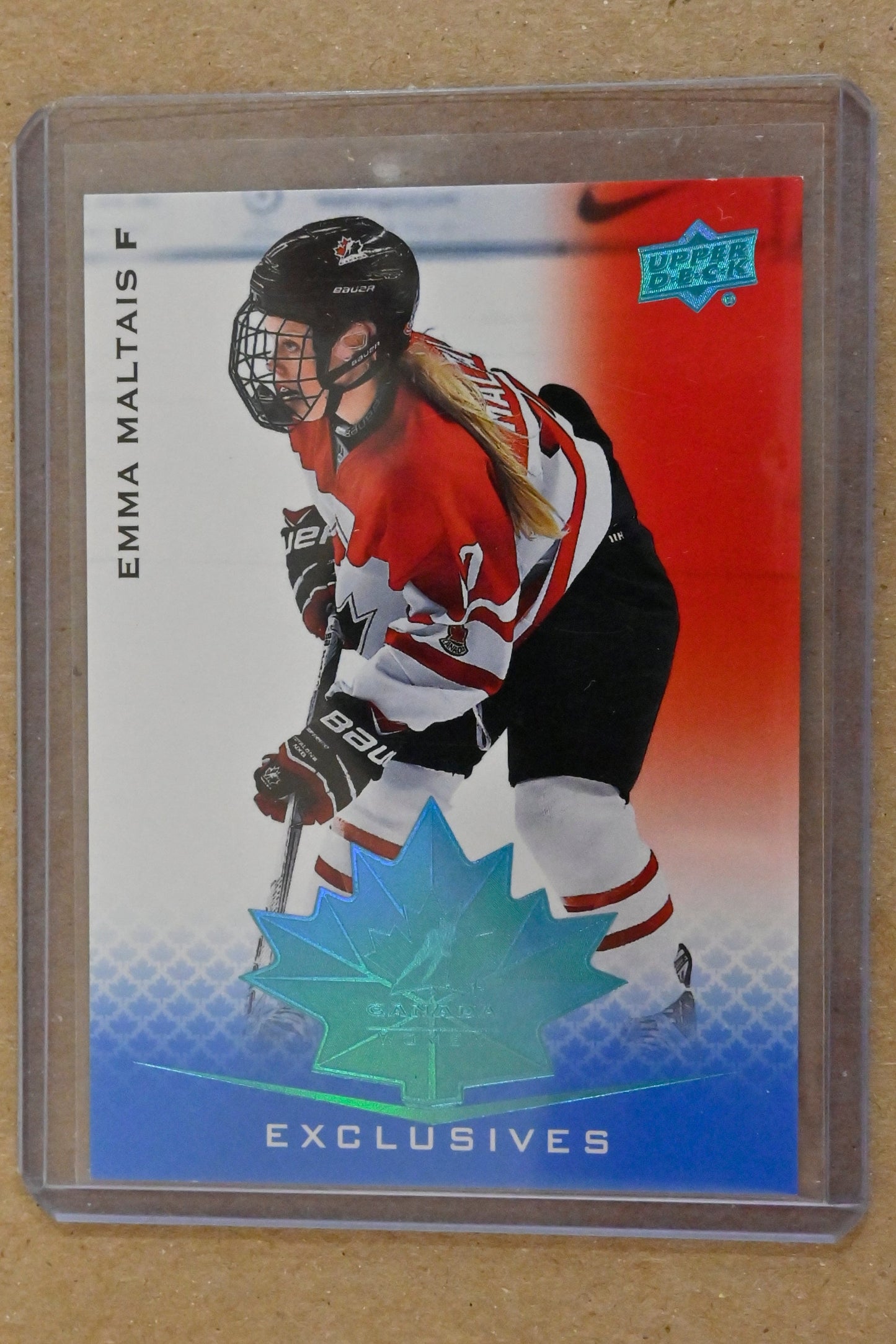 2021-22 Upper Deck Team Canada Juniors - Blue #68 Emma Maltais