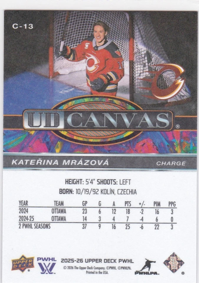 2025-26 Upper Deck PWHL - UD Canvas #C-13 Katerina Mrazova