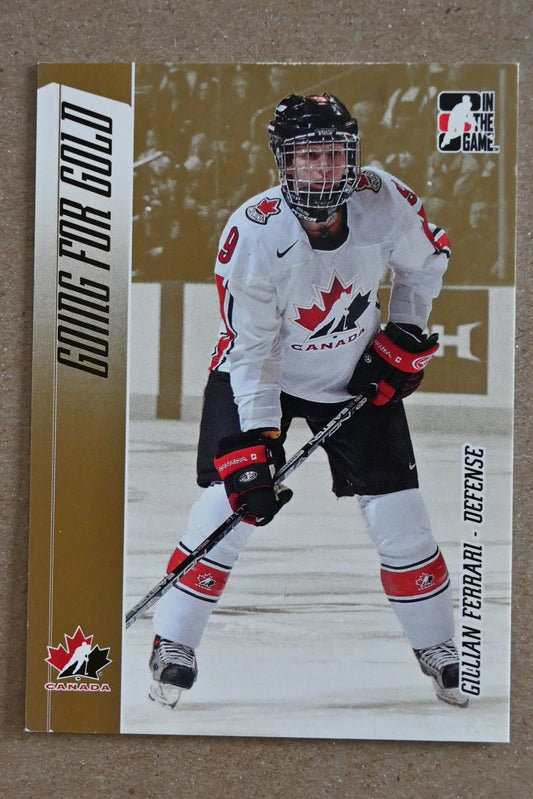 2006-07 In The Game Going For Gold Canadian Women's National Team #3 Gillian Ferrari