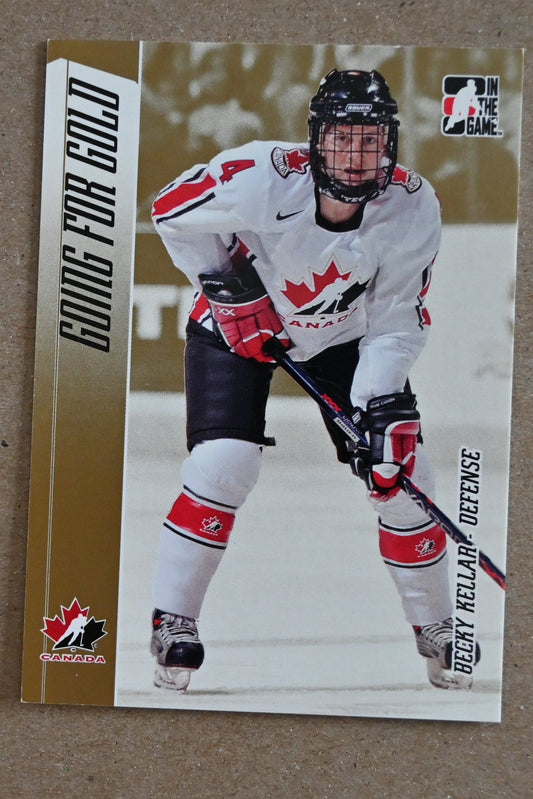 2006-07 In The Game Going For Gold Canadian Women's National Team #4 Becky Kellar