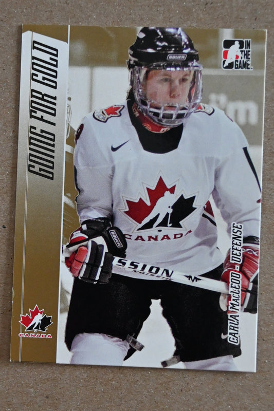 2006-07 In The Game Going For Gold Canadian Women's National Team #5 Carla MacLeod