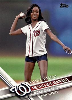 2017 Topps - First Pitch #FP-5 Deshauna Barber