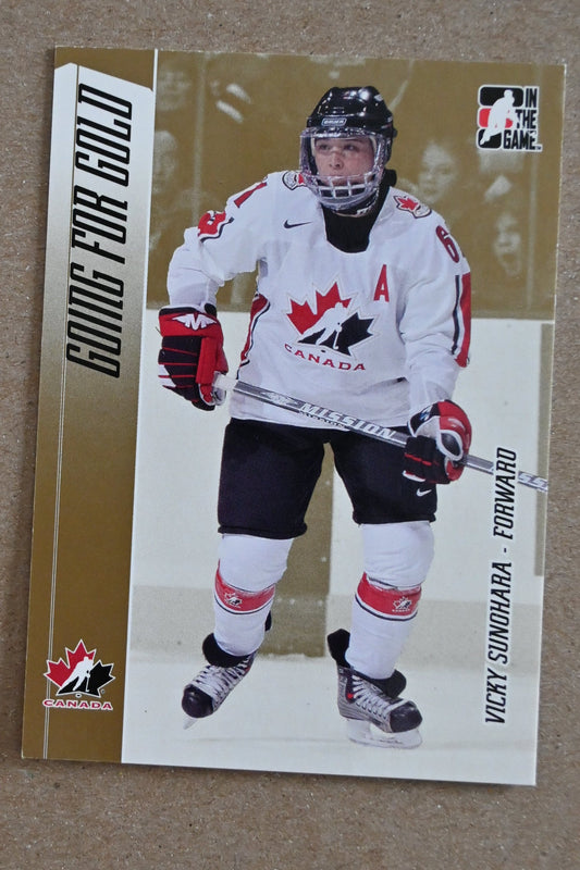 2006-07 In The Game Going For Gold Canadian Women's National Team #17 Vicky Sunohara