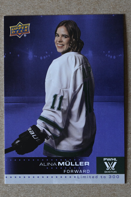 2024 Upper Deck PWHL Showcase - Purple #1 Alina Müller
