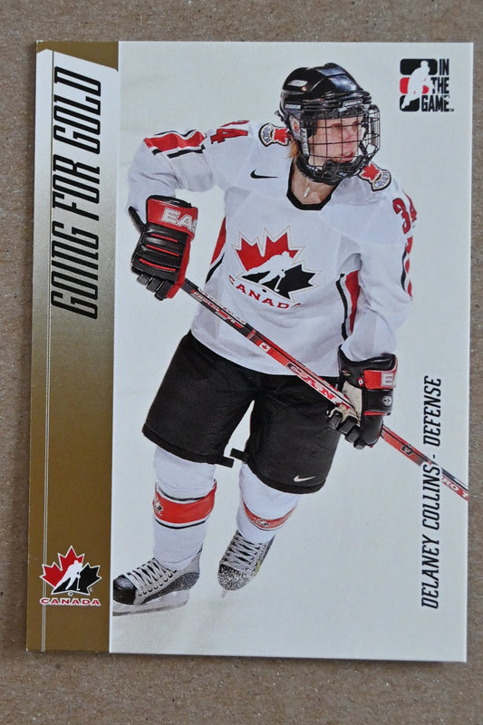 2006-07 In The Game Going For Gold Canadian Women's National Team #22 Delaney Collins