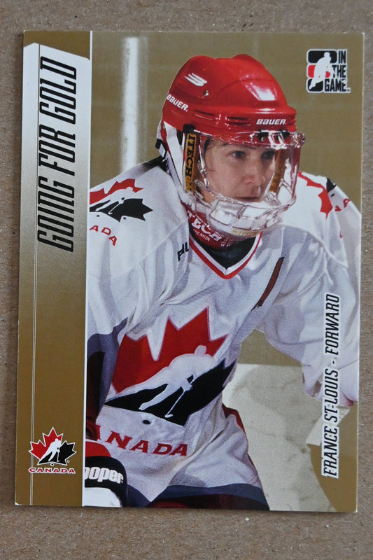 2006-07 In The Game Going For Gold Canadian Women's National Team #23 France St-Louis