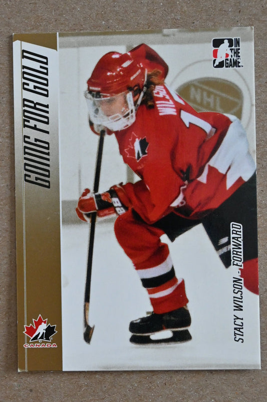 2006-07 In The Game Going For Gold Canadian Women's National Team #24 Stacy Wilson