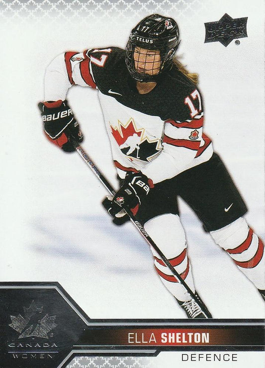 2022-23 Upper Deck Team Canada Juniors #49 Ella Shelton