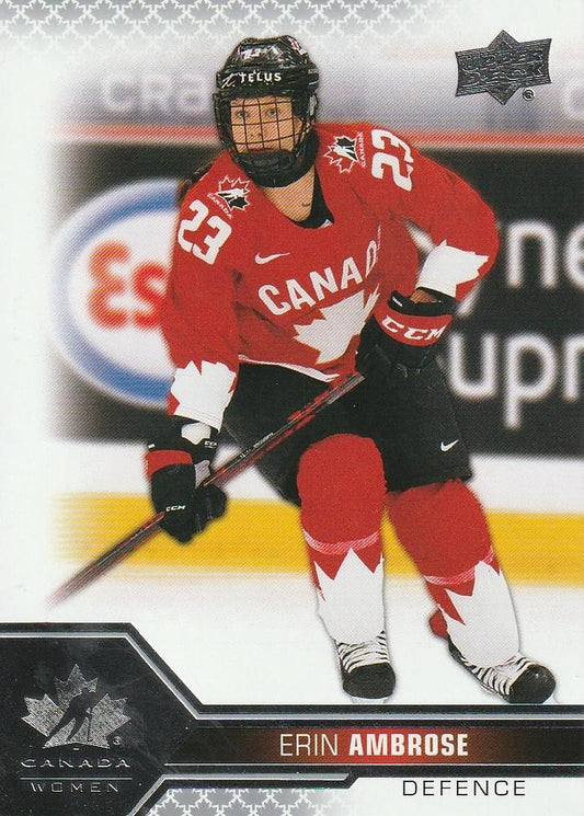 2022-23 Upper Deck Team Canada Juniors #53 Erin Ambrose