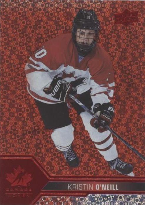 2022-23 Upper Deck Team Canada Juniors - Red Champagne #63 Kristin O'Neill