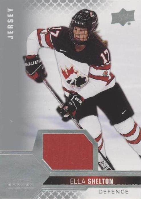 2022-23 Upper Deck Team Canada Juniors - Jersey #49 Ella Shelton