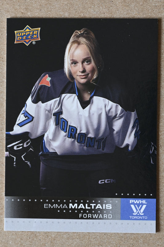 2024 Upper Deck PWHL Showcase #3 Emma Maltais