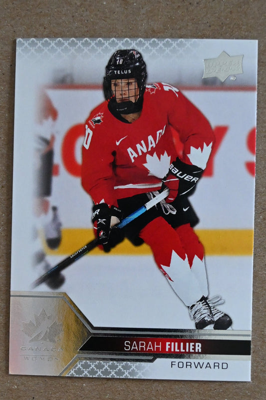 2022-23 Upper Deck Team Canada Juniors #45 Sarah Fillier
