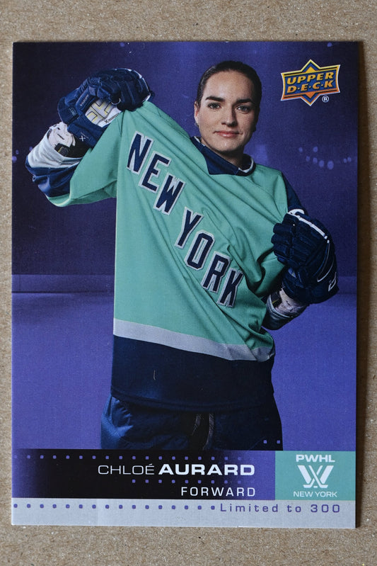 2024 Upper Deck PWHL Showcase - Purple #4 Chloé Aurard