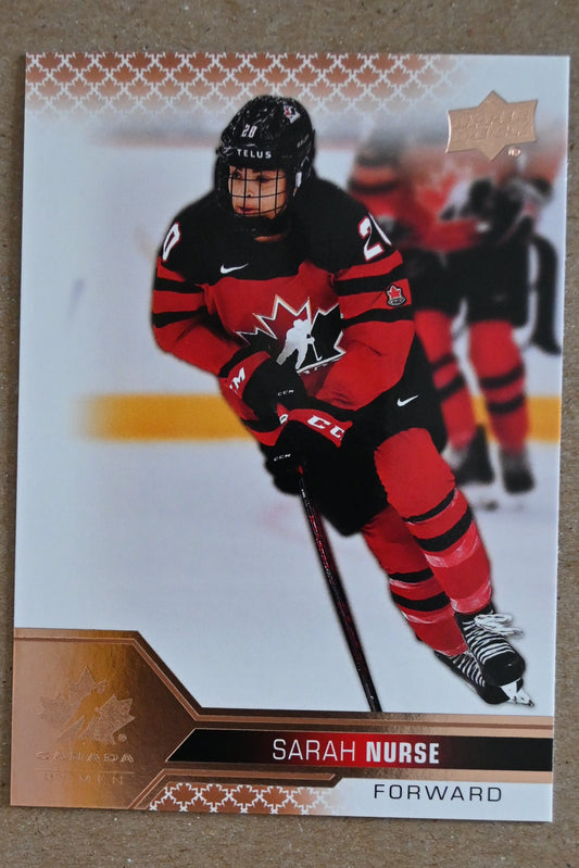 2022-23 Upper Deck Team Canada Juniors - Rose Gold #51 Sarah Nurse