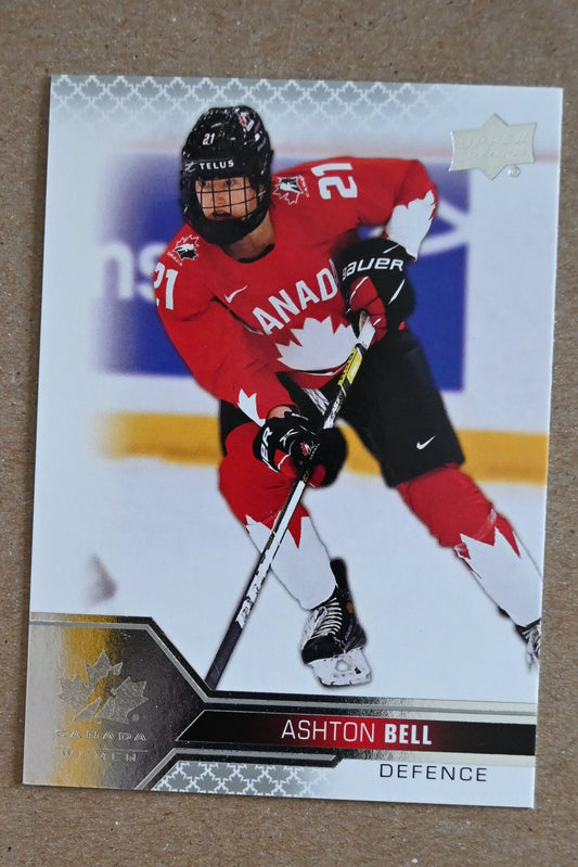 2022-23 Upper Deck Team Canada Juniors #52 Ashton Bell