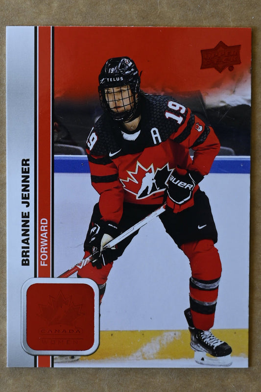 2023 Upper Deck Team Canada Juniors - Red Foil #54 Brianne Jenner