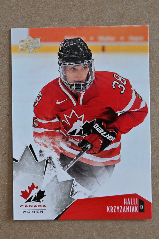 2015 Upper Deck Team Canada Juniors #58 Halli Krzyzaniak