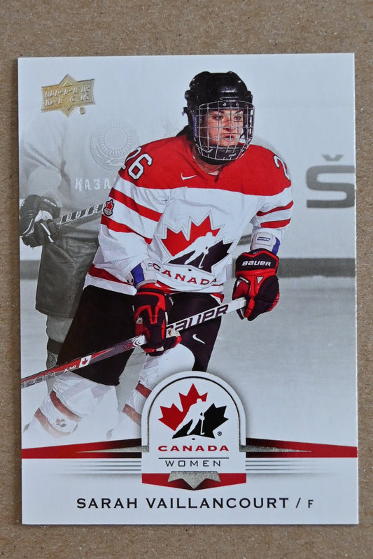 2014 Upper Deck Team Canada Juniors #67 Sarah Vaillancourt