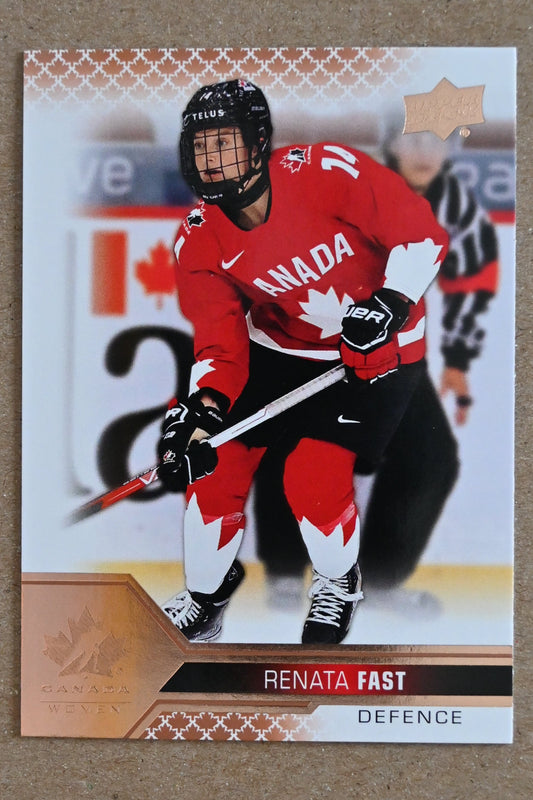 2022-23 Upper Deck Team Canada Juniors - Rose Gold #68 Renata Fast