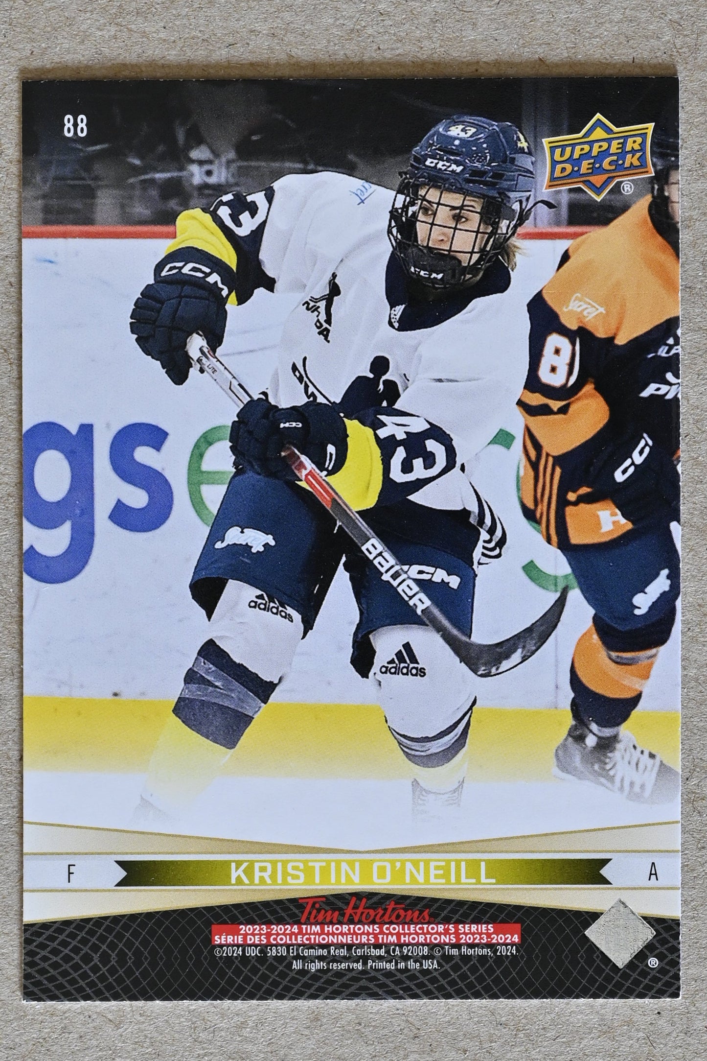 2023-24 Upper Deck Tim Hortons Greatest Duos #88 Jocelyne Larocque & Kristin O'Neill