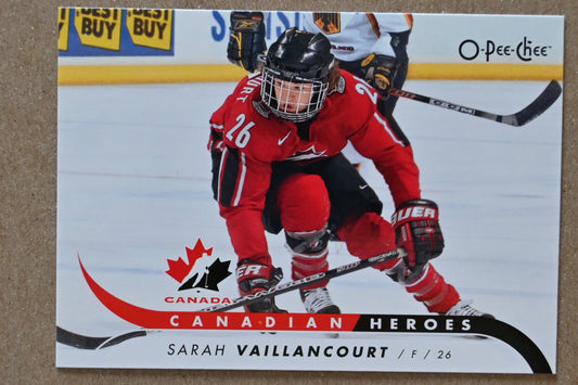 2009-10 O-Pee-Chee - Canadian Heroes #CB-SV Sarah Vaillancourt