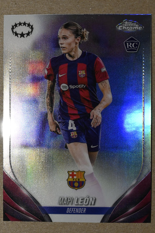 2023-24 Topps Chrome UEFA Women's Champions League #4 Mapi León