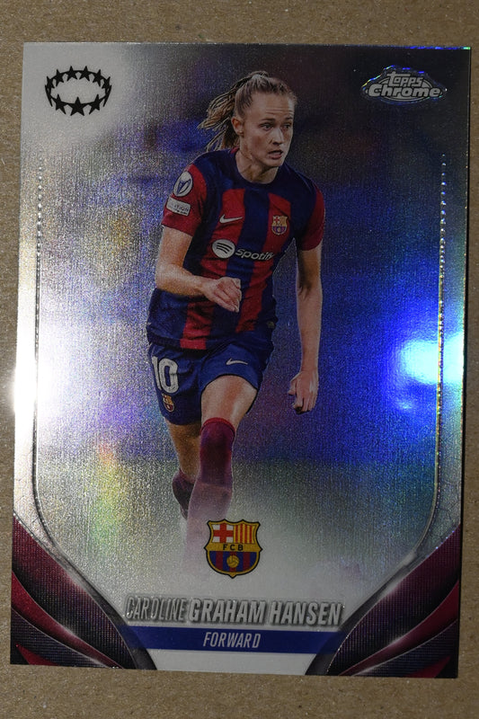 2023-24 Topps Chrome UEFA Women's Champions League #32 Caroline Graham Hansen