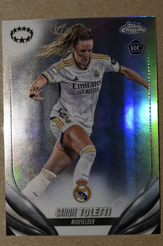 2023-24 Topps Chrome UEFA Women's Champions League #43 Sandie Toletti