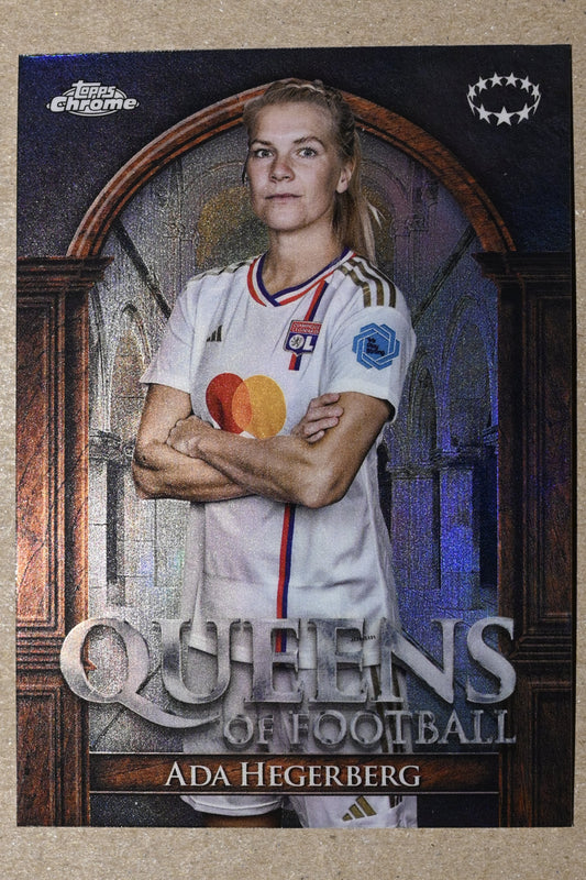 2023-24 Topps Chrome UEFA Women's Champions League - Queens of Football #QF-3 Ada Hegerberg