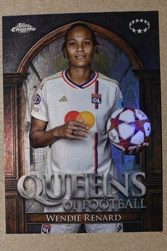 2023-24 Topps Chrome UEFA Women's Champions League - Queens of Football #QF-4 Wendie Renard